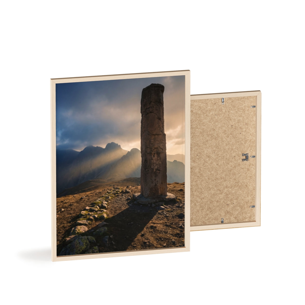 Wooden Framed Poster - Mystic Peak