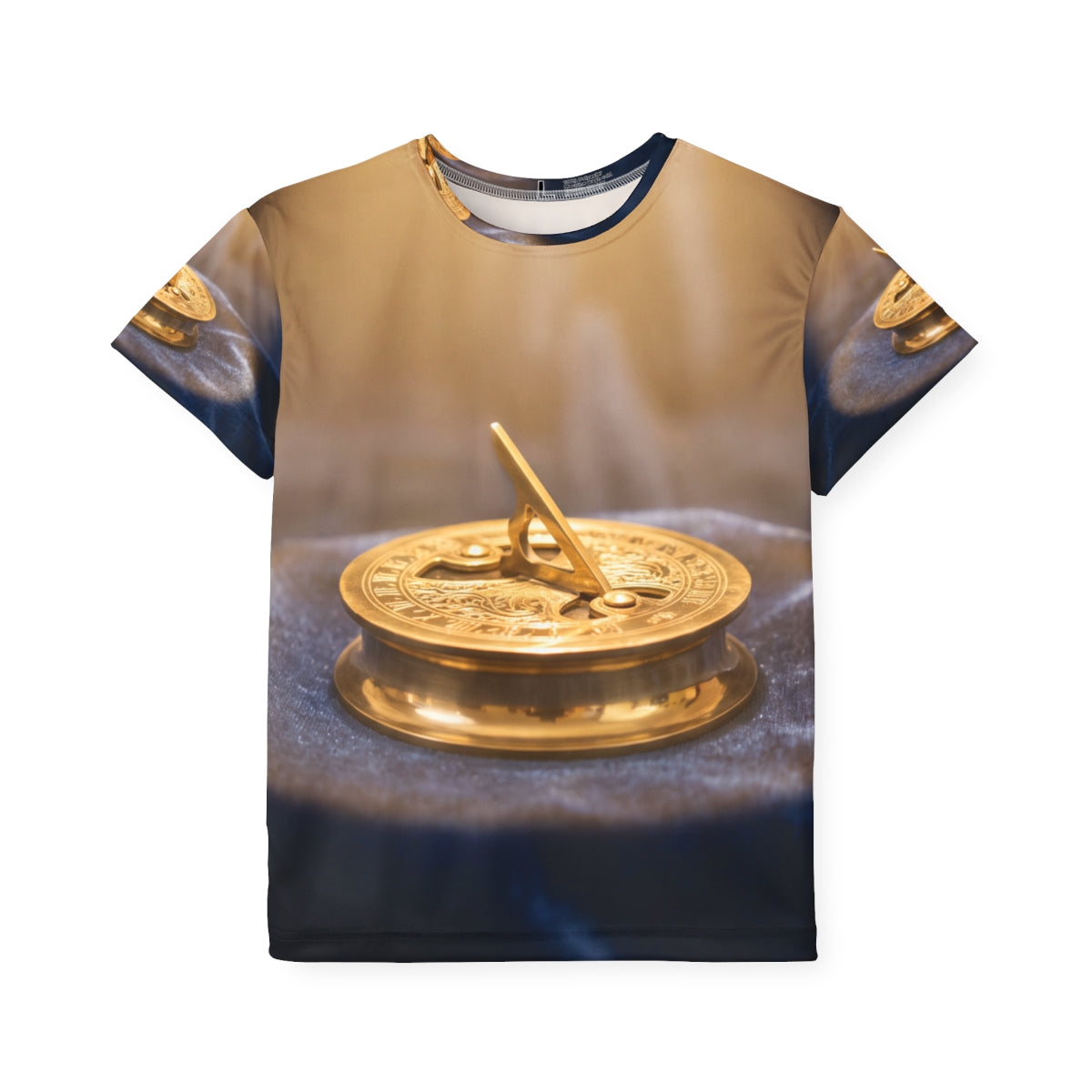 Kids Sports Jersey with Brass Astrolabe Art