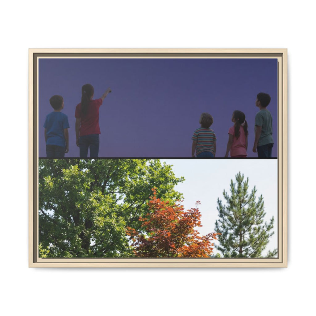 Framed Matte Canvas - Wilderness Gallery — Natural / 1.25"