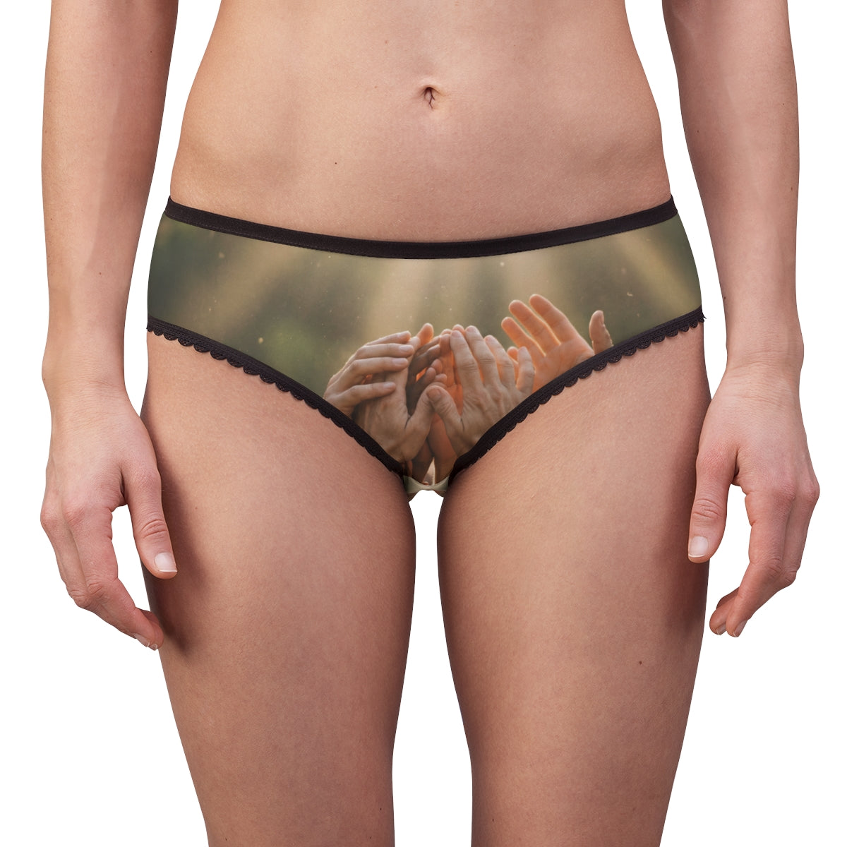 Women's Briefs - Golden Rays of Unity Wall Art | Echovira...