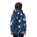 Children's Hoodie with Cyanotype Celestial Star Art