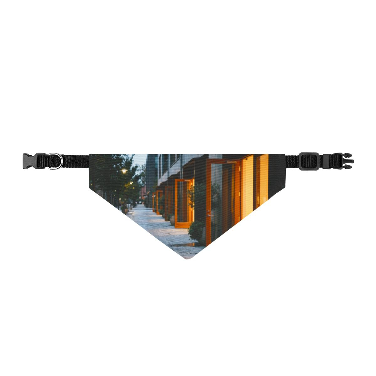 Clip-on Pet Bandana - Twilight Walkway | Echovira Gallery