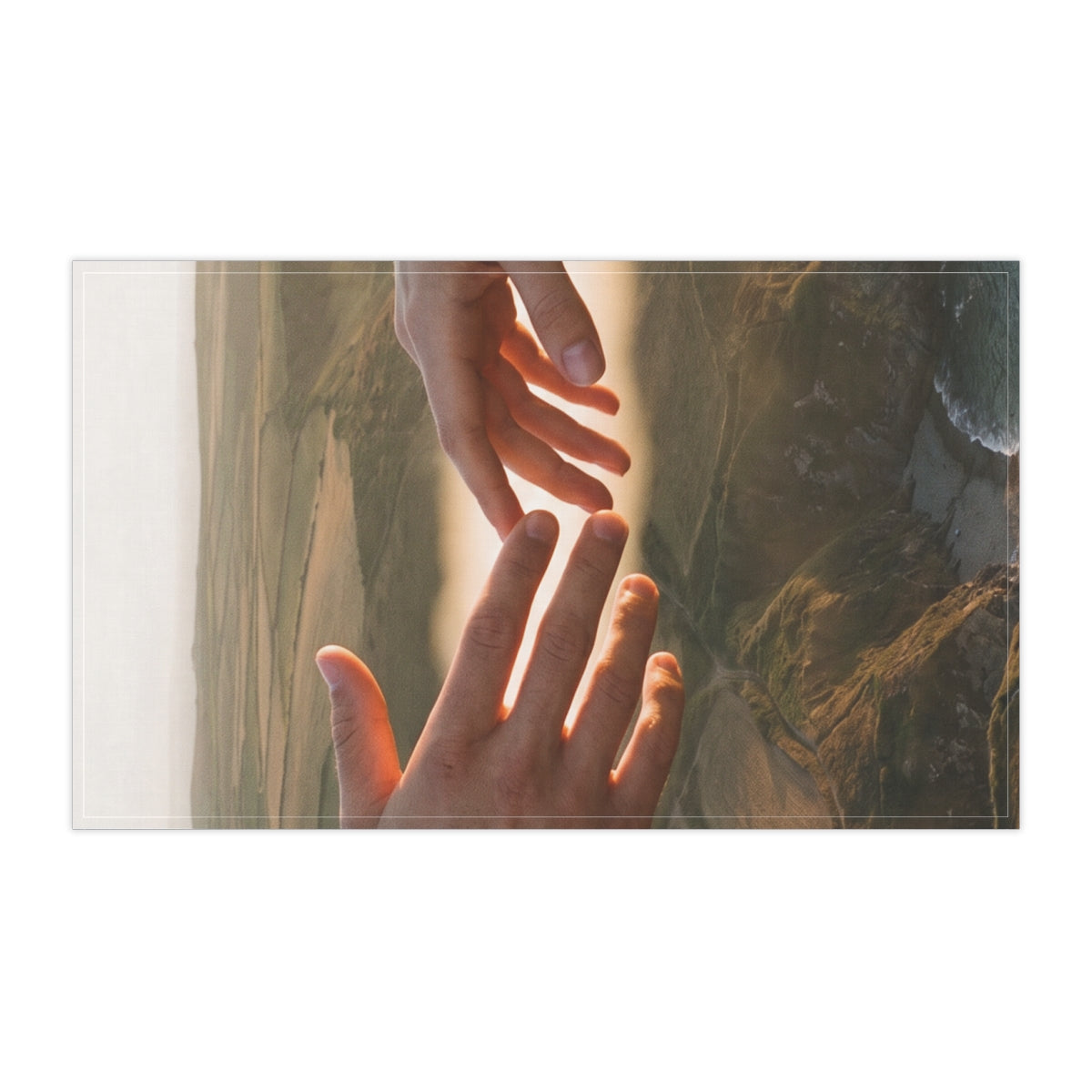 Tea Towels - The Infinite Touch | Ethereal Coastal Art |...
