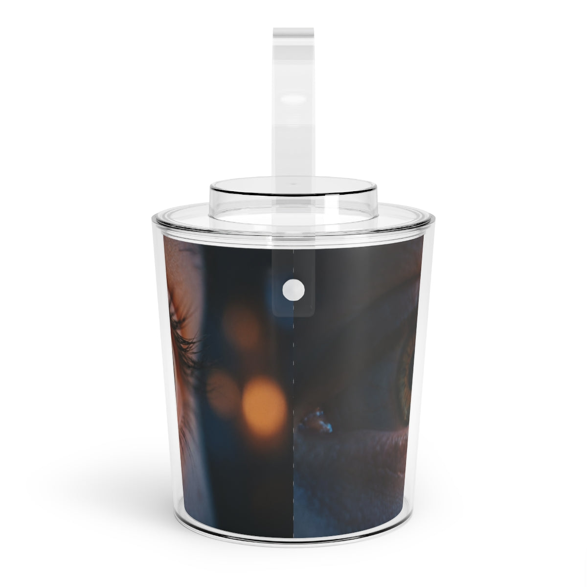 Ice Bucket with Tongs - Ice Bucket - Luminous Reflection
