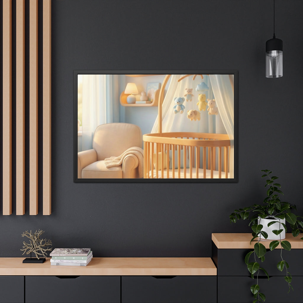 Framed Posters - Dreamy Serene Nursery Art — Landscape... |...