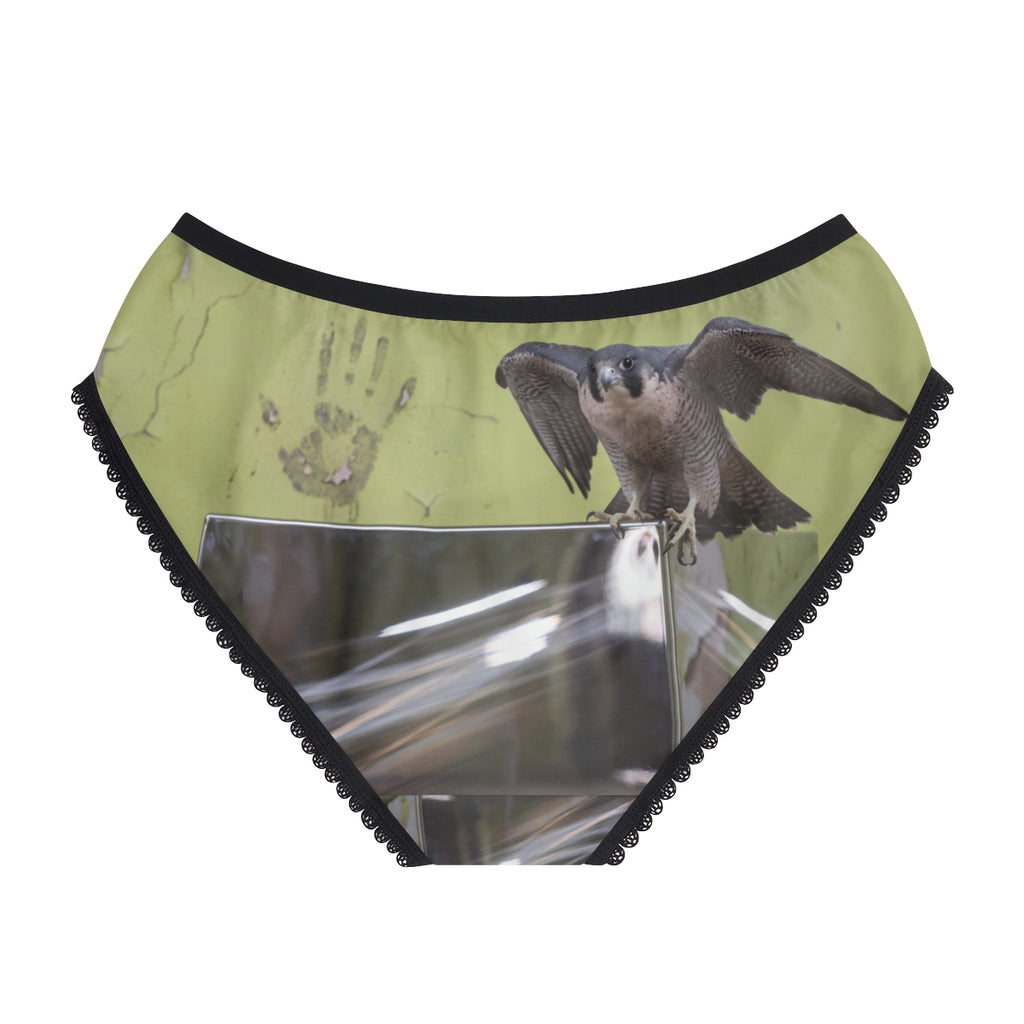 Women's Briefs with Peregrine Falcon Art