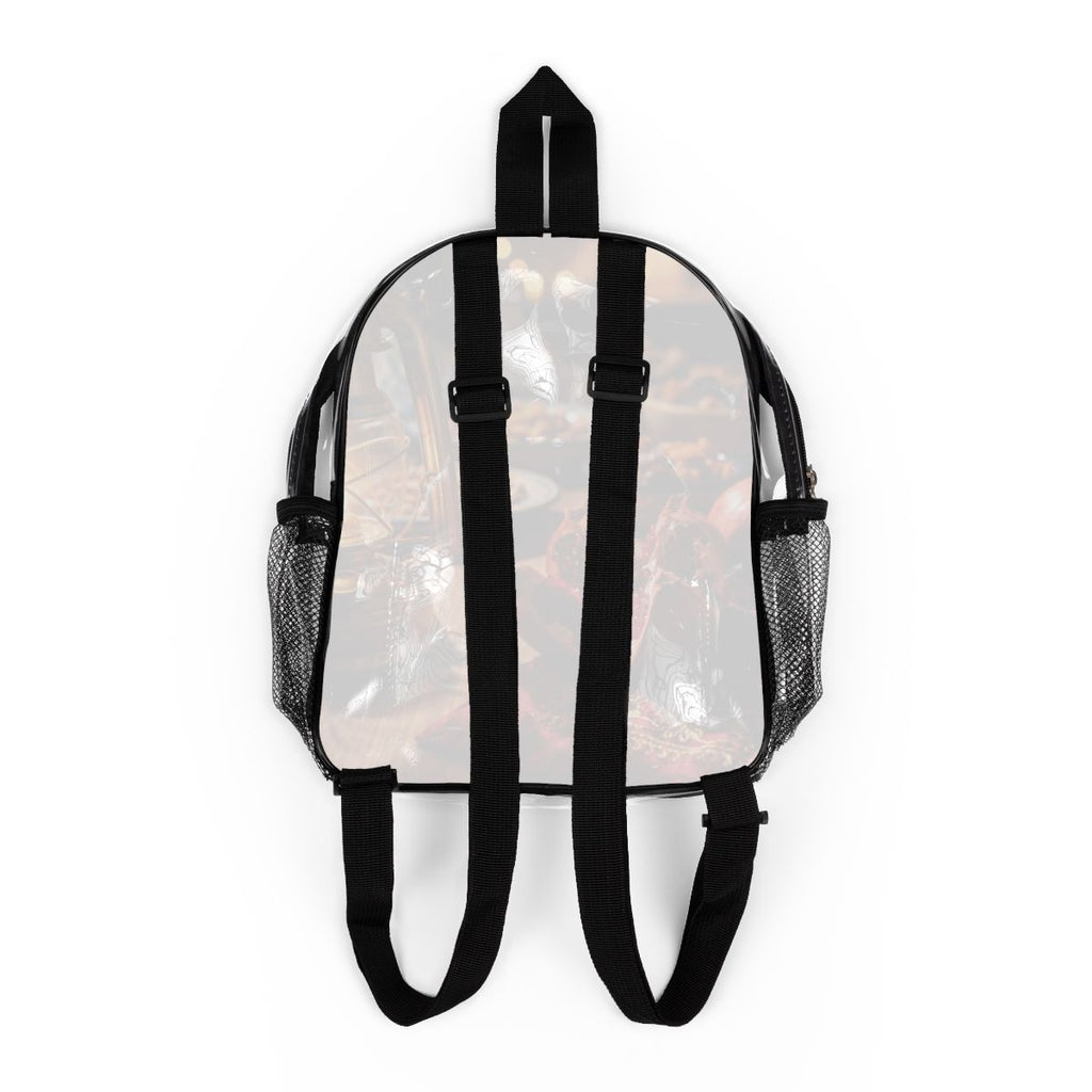 Stadium Backpack - Amber Glow Border | Echovira Gallery