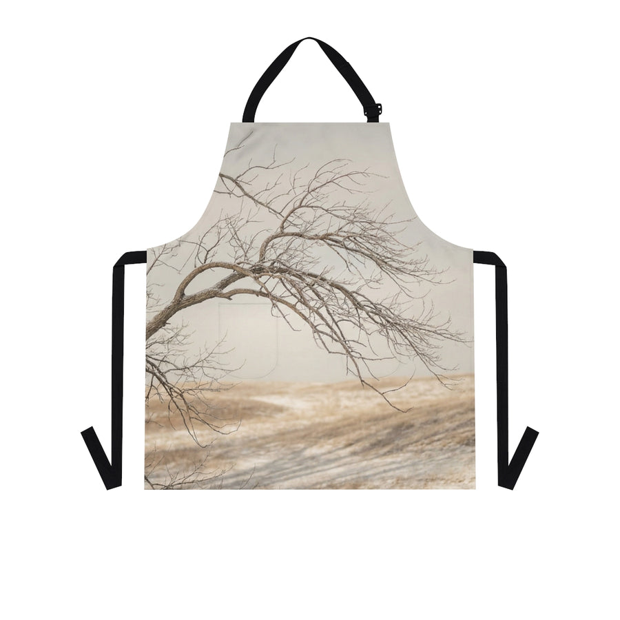 Winter Branch Apron - Artistic Kitchen Comfort