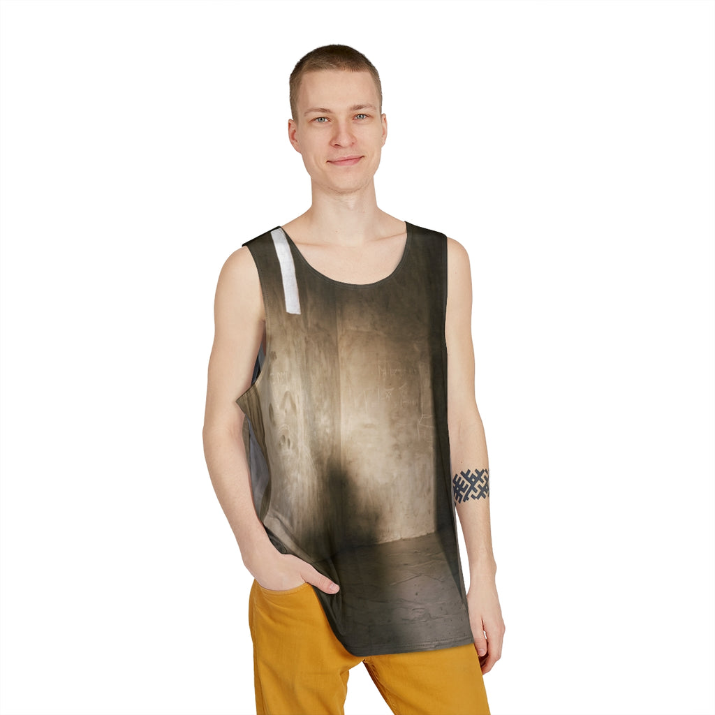 Men's Tank - Shadows of the Citadel moody architectural... |...