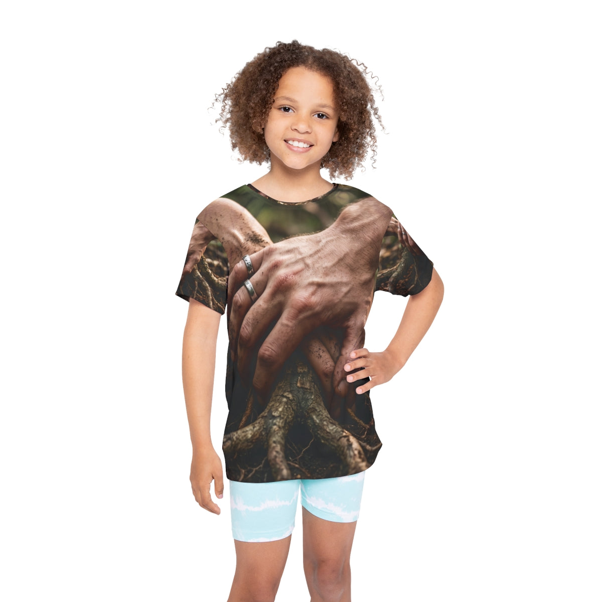 Kids Sports Jersey Forest Roots & Earth Art