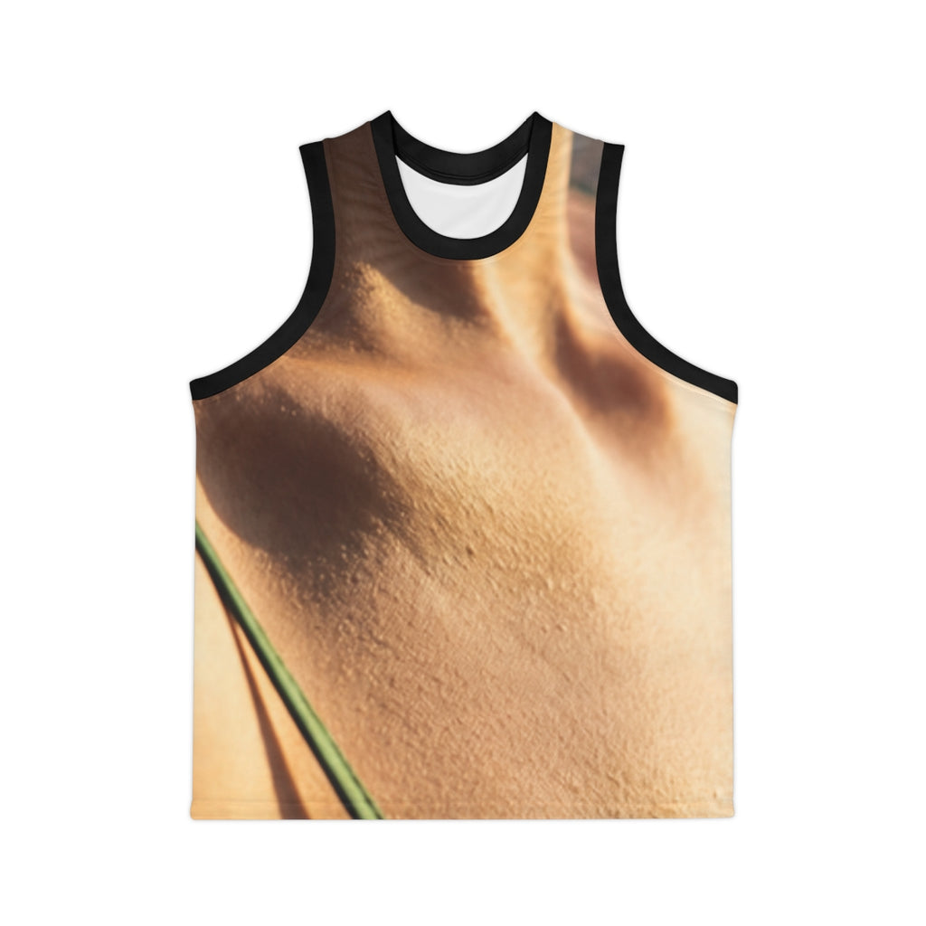 Golden Hour Basketball Jersey - Emerald Sunset | Echovira...