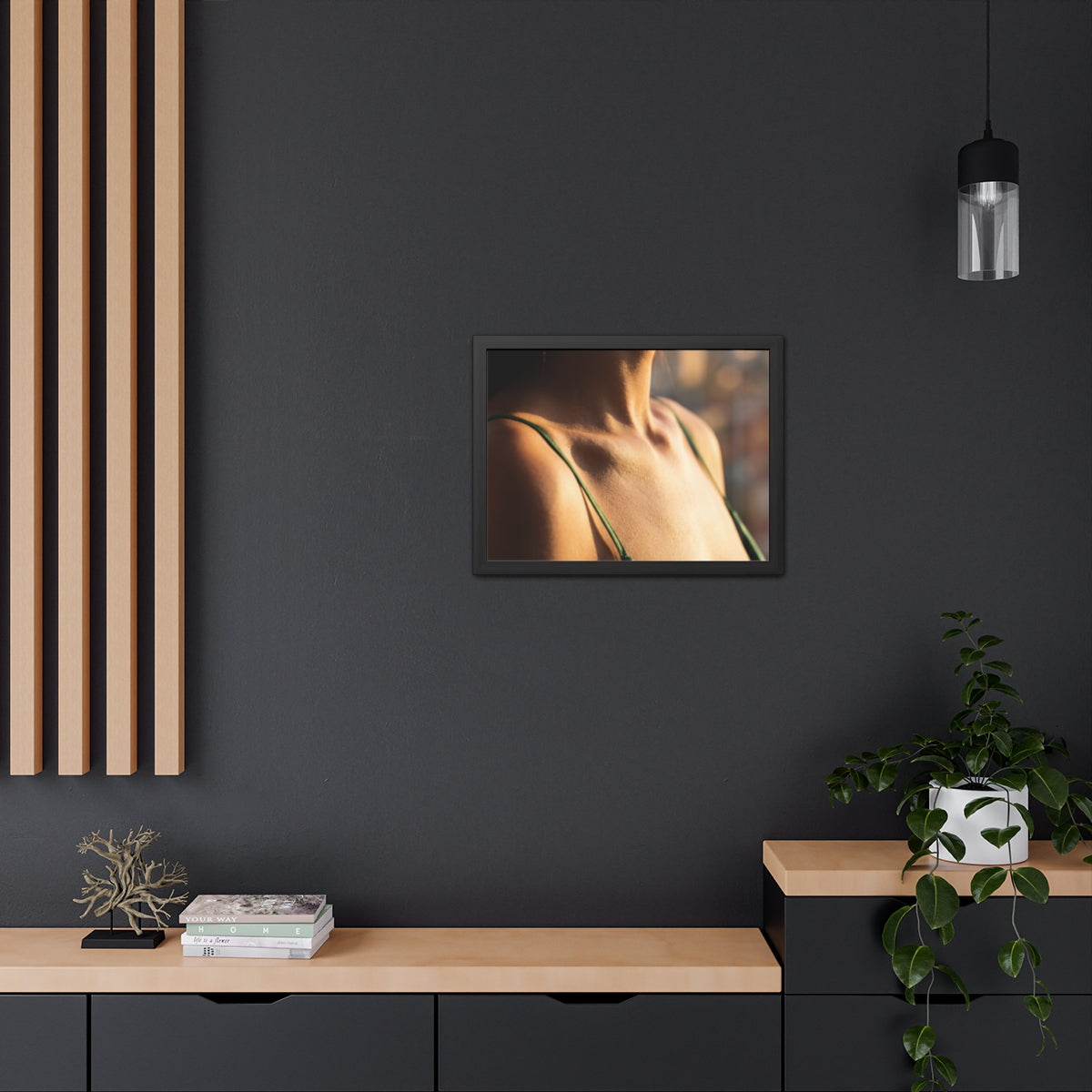 Framed Poster - Sunlit Muse Gallery Art