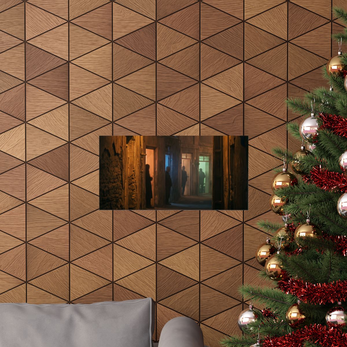 Matte Horizontal Posters - Shadowed Alleyway Mystery Art......
