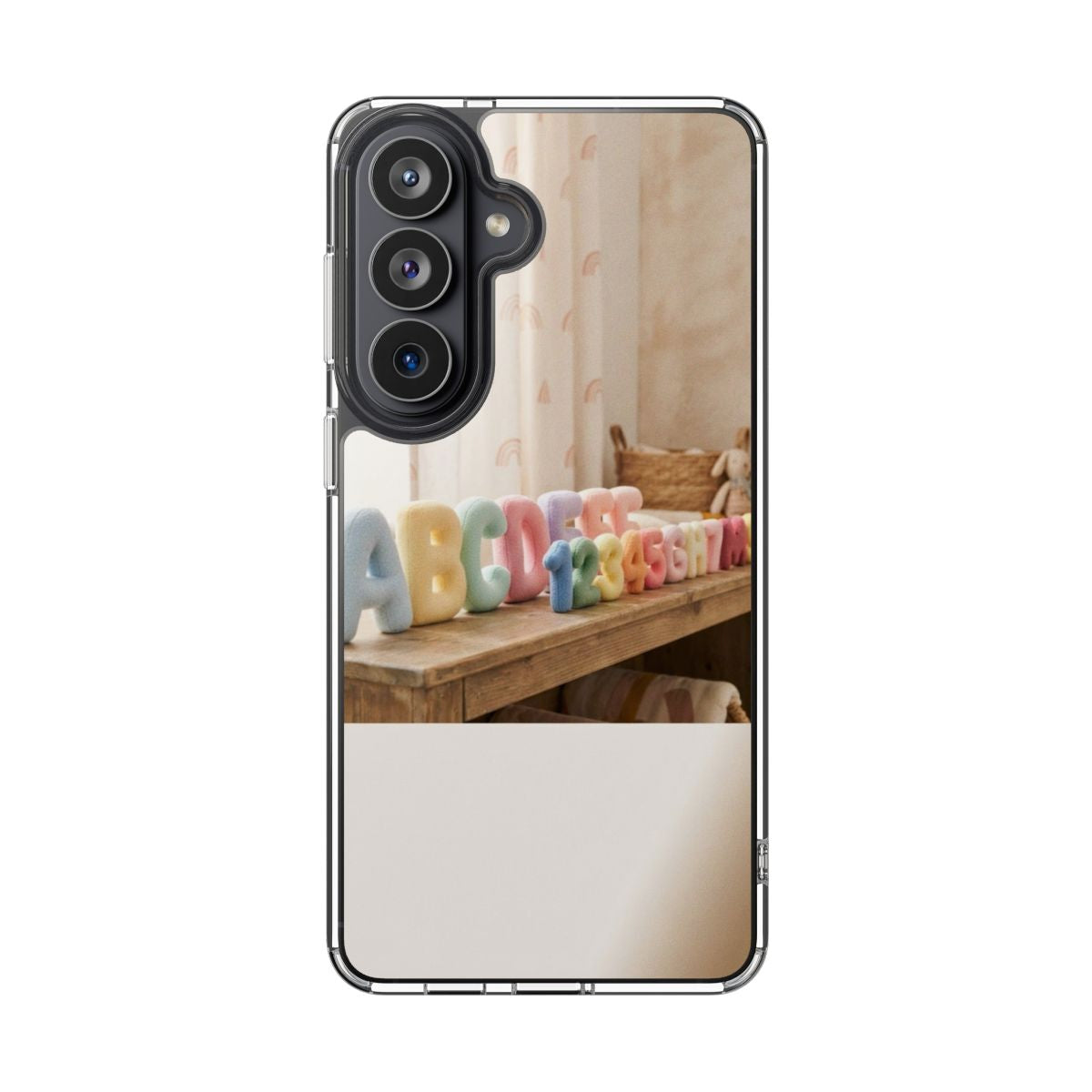 Clear Impact-Resistant Case - Pastel ABCs | Echovira Gallery