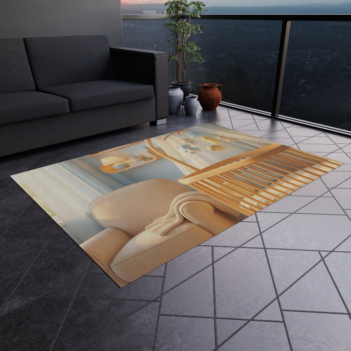Pastel Dream Outdoor Rug - Patio Serenity