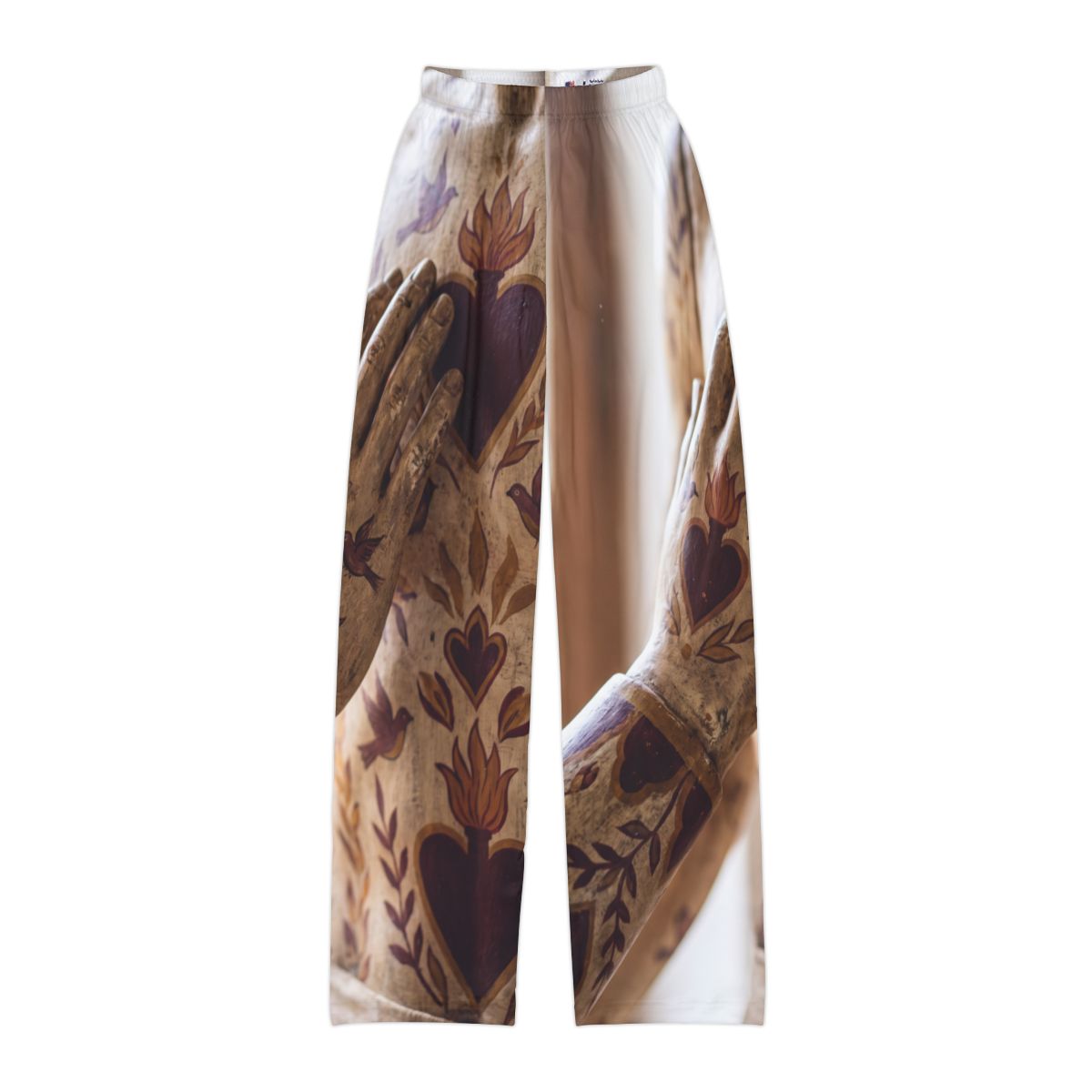 Pantalon d'intérieur enfant cœur sacré d'art populaire