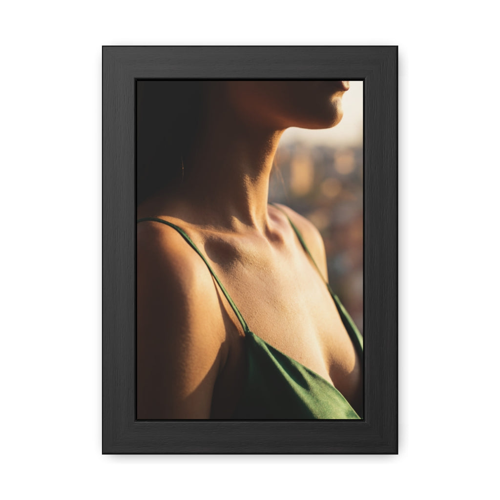 Framed Poster - Sunlit Muse Gallery Art — Portrait