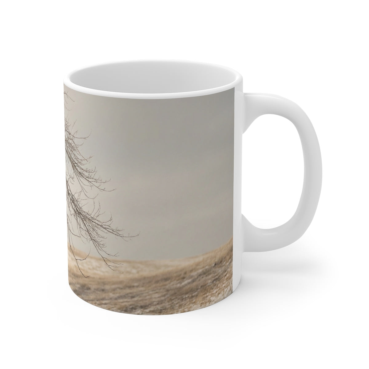 11oz White Mug - Hushed Winter Tree