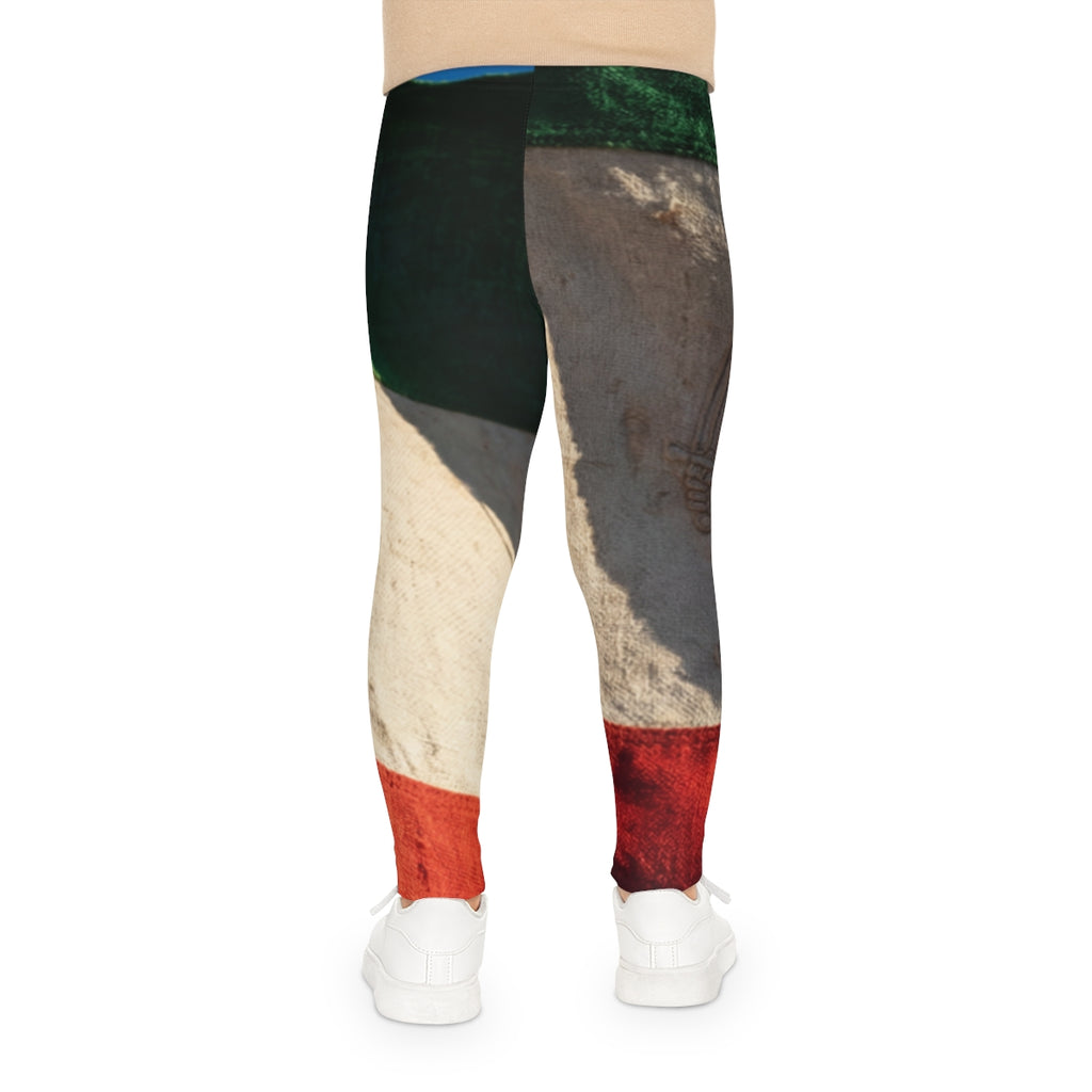Kids Leggings - Vintage Persian Lion and Sun Heritage Flag |...