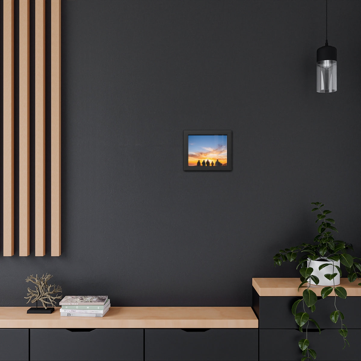 Framed Poster - Sunset Silhouette