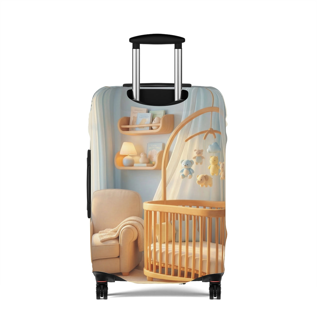 Cozy Aesthetic Luggage Cover - Safe Travels