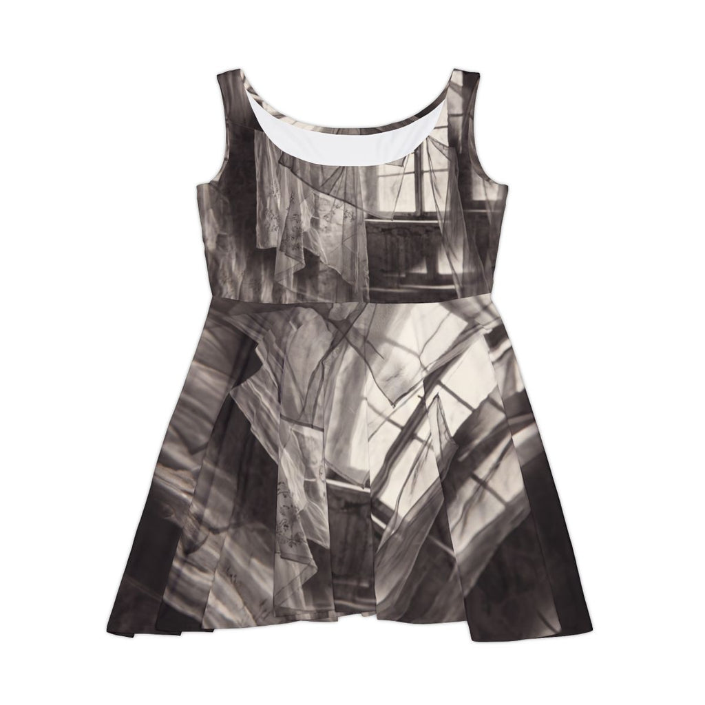 Women's Skater Dress - Spectral Veils | Echovira Gallery