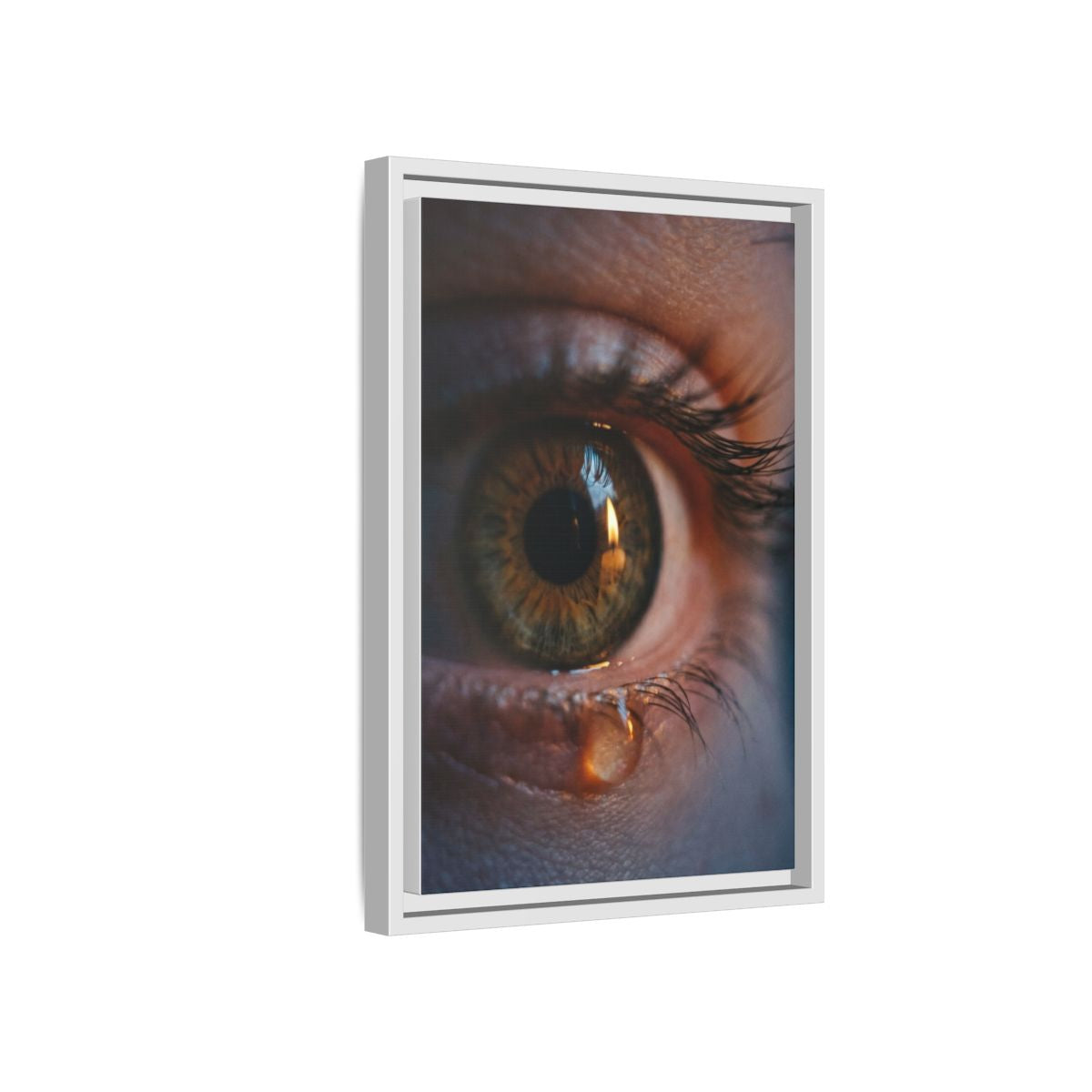 Matte Canvas, Framed - Luminous Tear