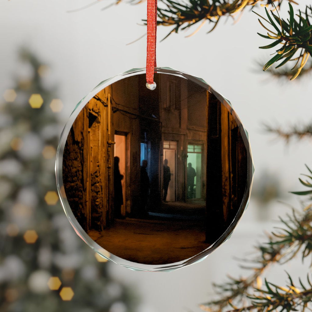 Crystal Glass Ornament - Shadows of the City - Cinematic......