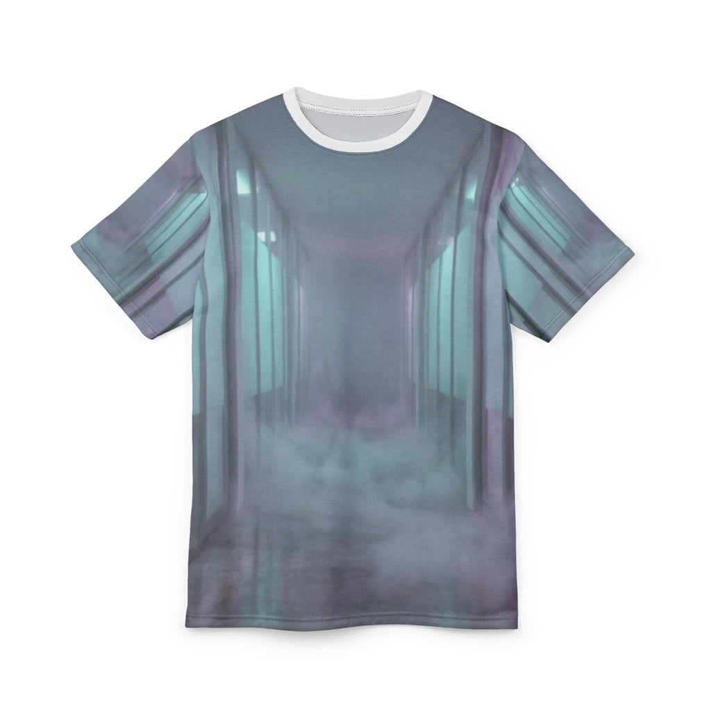 Unisex Cut & Sew Tee - Liminal Fog | Echovira Gallery