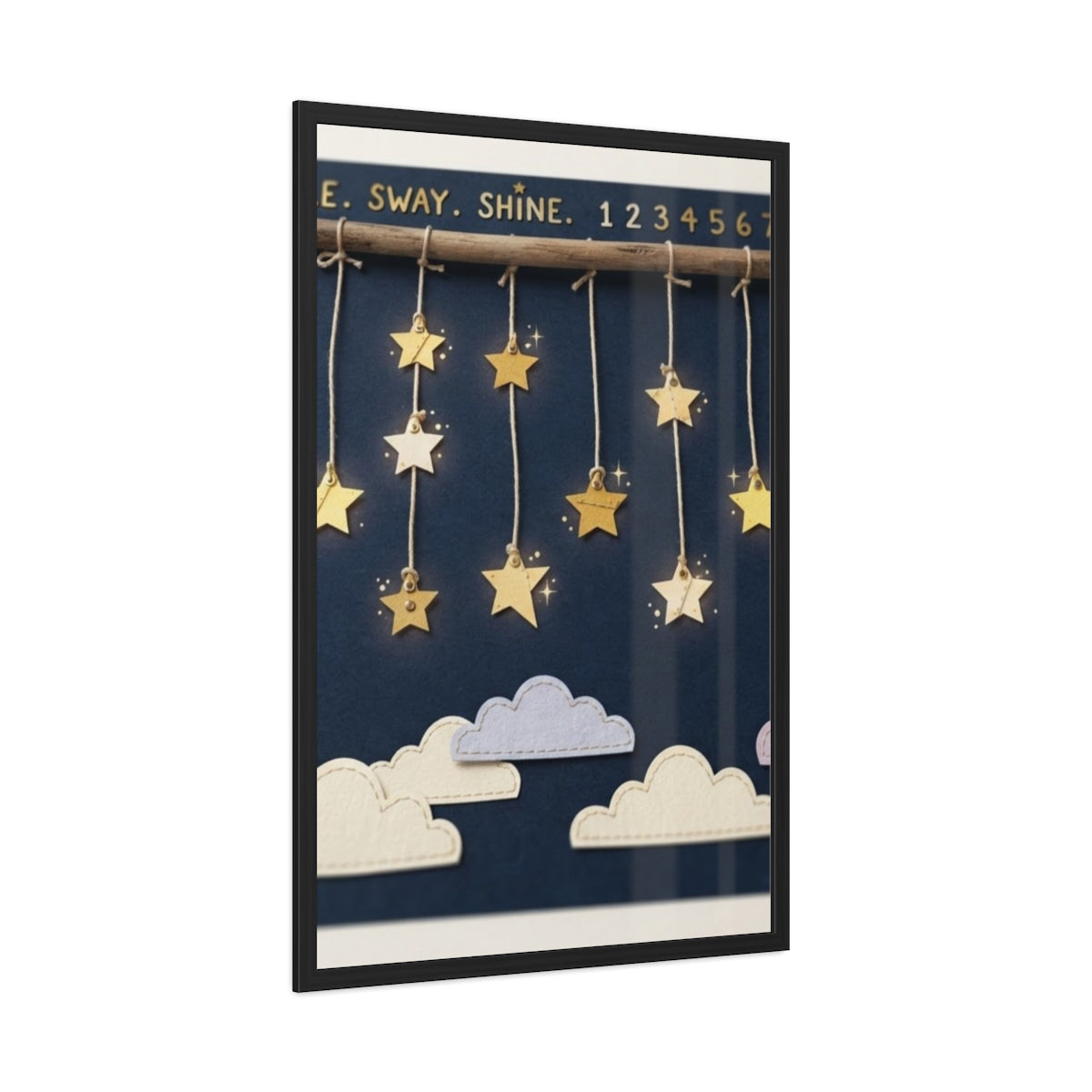 Framed Poster - Twinkle Star Mobile — Portrait (8×12, 9×11...
