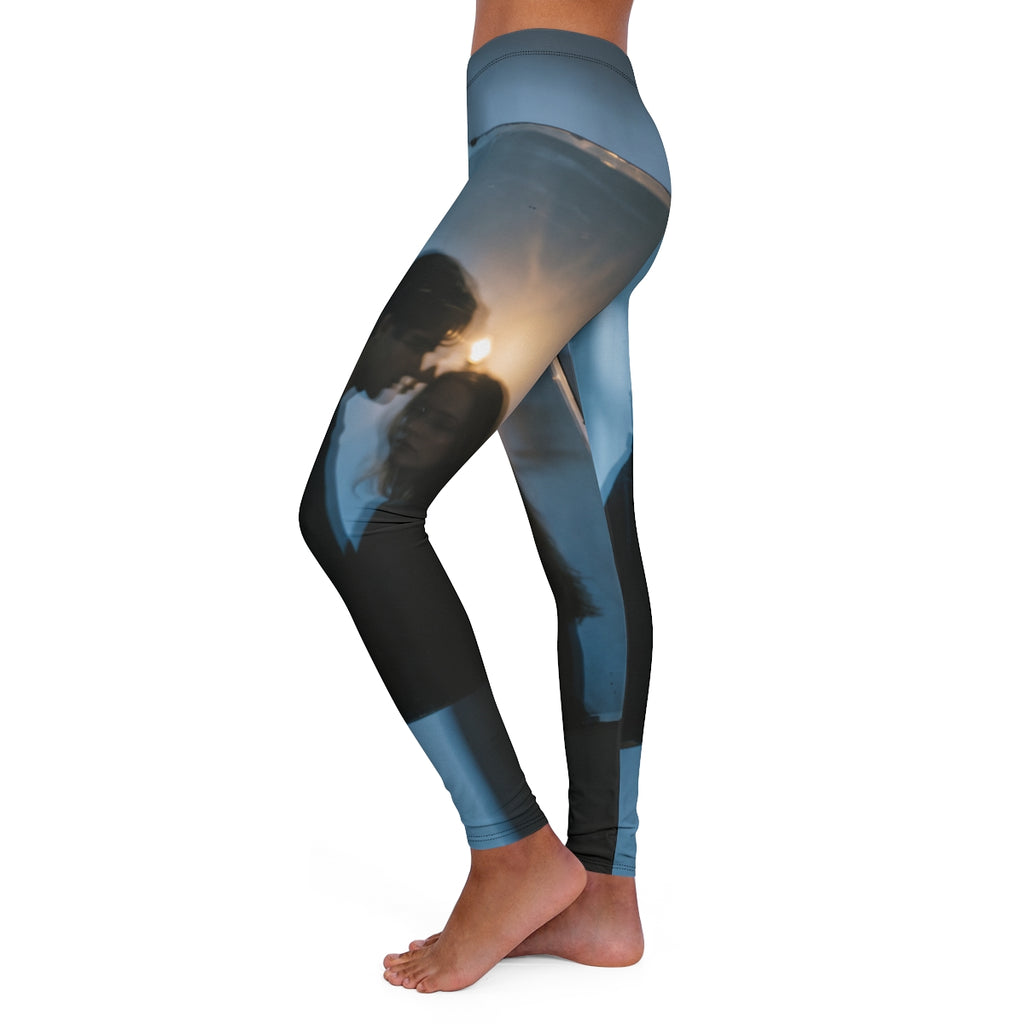 Women's Casual Spandex Leggings - Midnight Shadow Spandex......