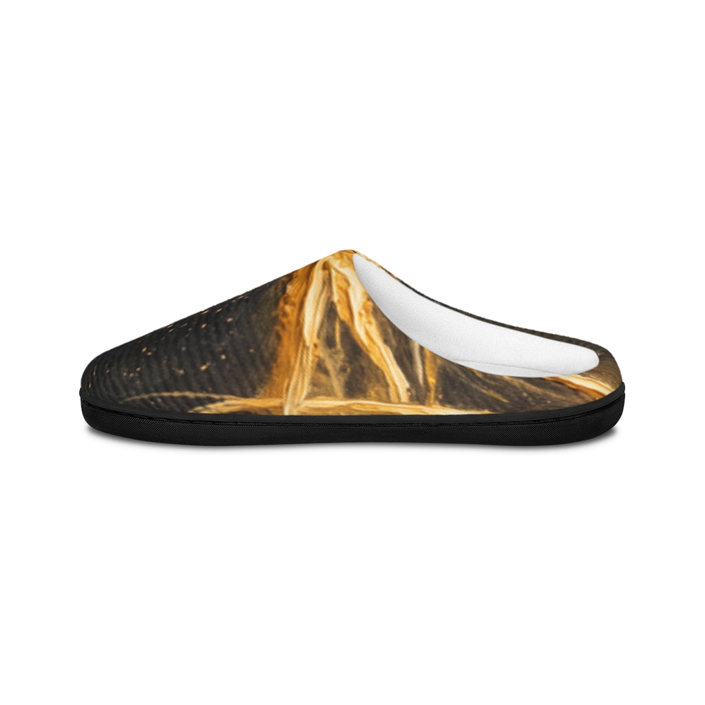 Men's Indoor Slippers - Golden Fray House Shoes | Echovira...