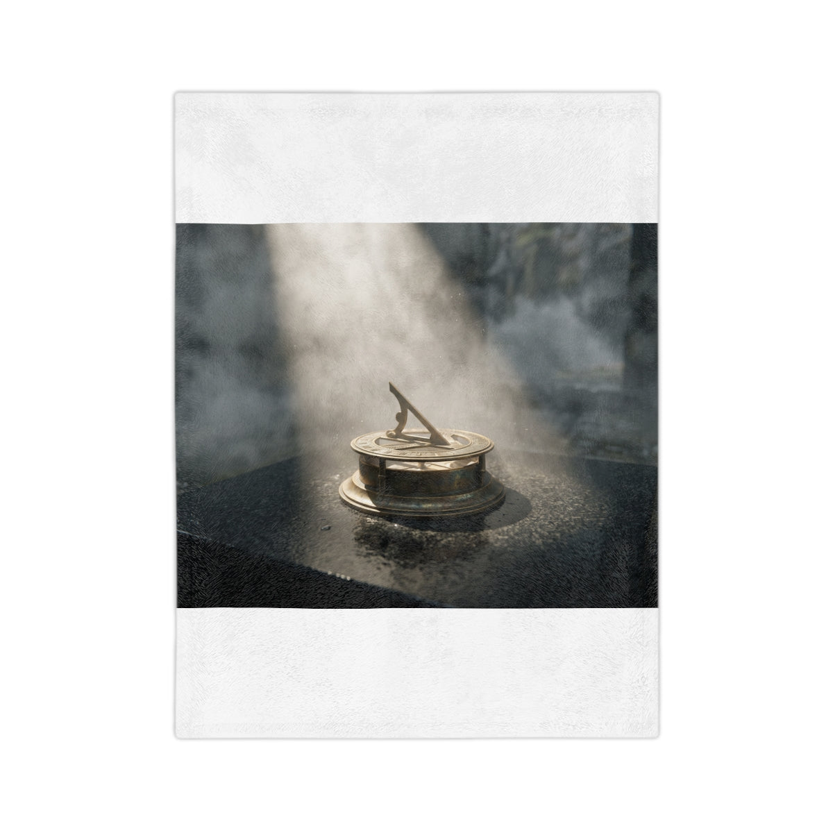 Velveteen Blanket - Sundial in Sunbeam | Echovira Gallery