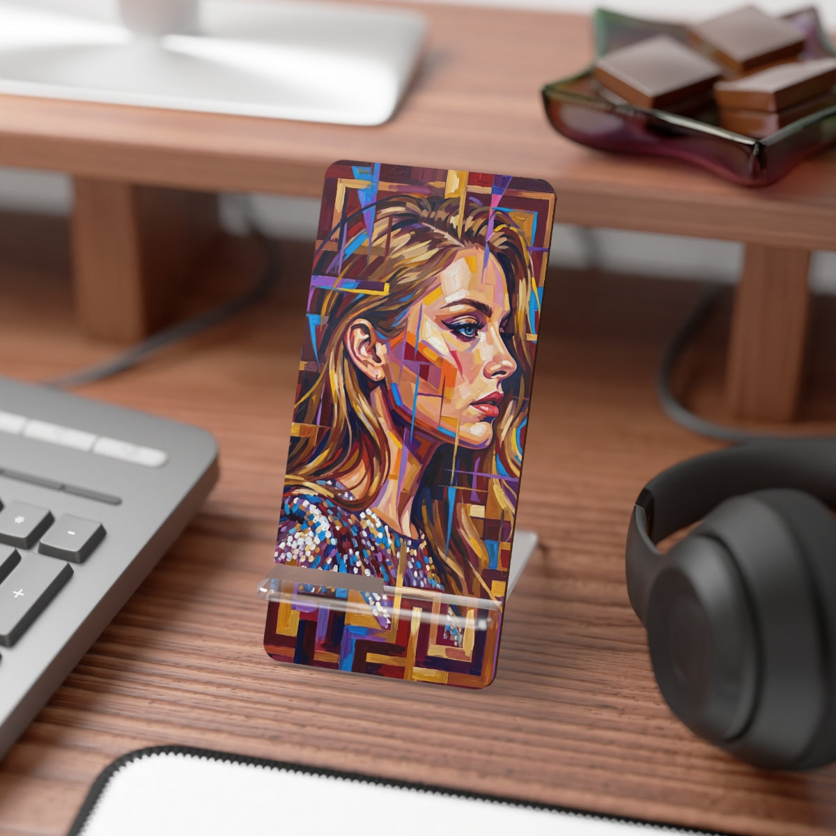 Mobile Display Stand for Smartphones - Shattered Elegance |...