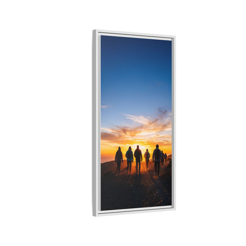 Matte Canvas, Framed - Epic Dawn Trek