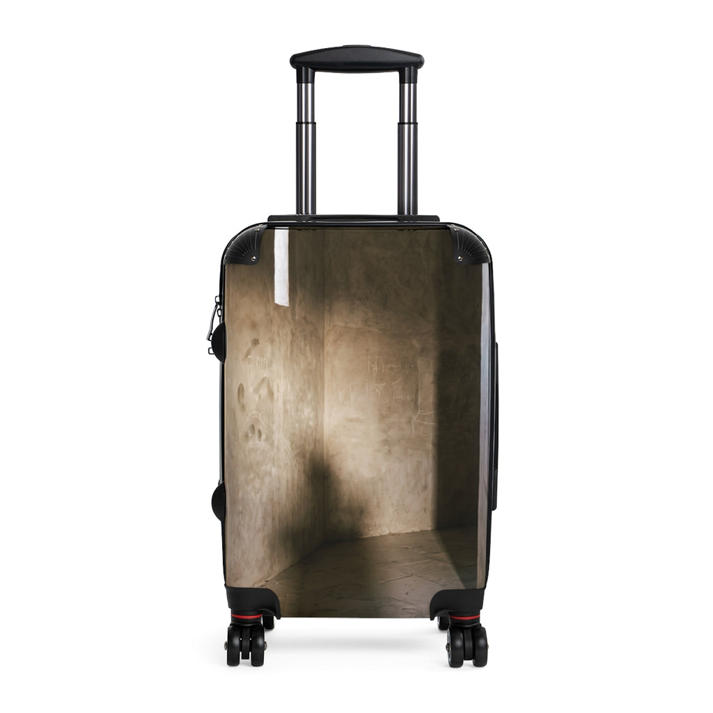 Suitcase - Shadows of the Citadel moody architectural print...