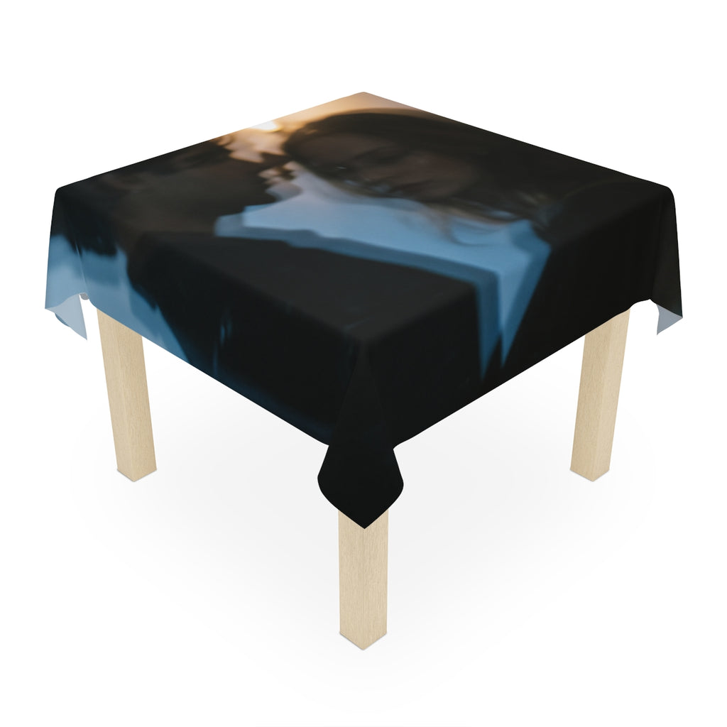 Midnight Reflections Tablecloth - Moody Dinner Decor |...