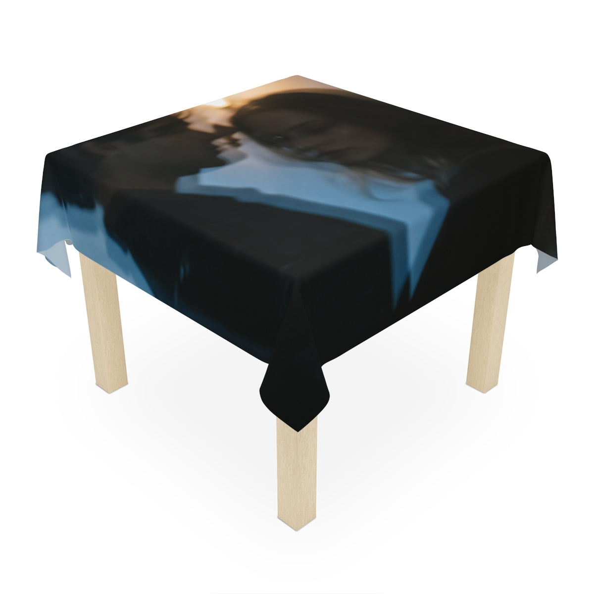 Midnight Reflections Tablecloth - Moody Dinner Decor |...