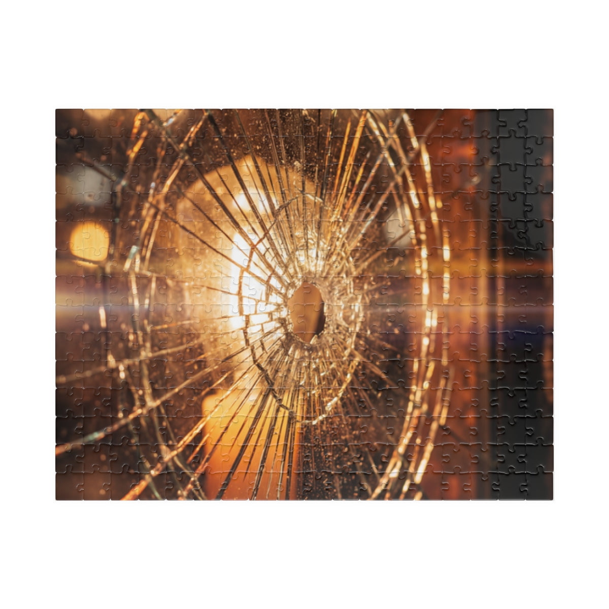 Puzzle - Fractured Light Shattered Glass Art | Echovira...