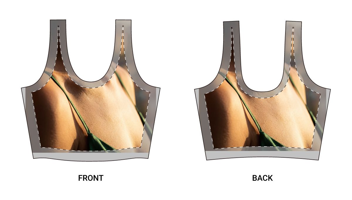 Sports Bra - Golden Hour Flow