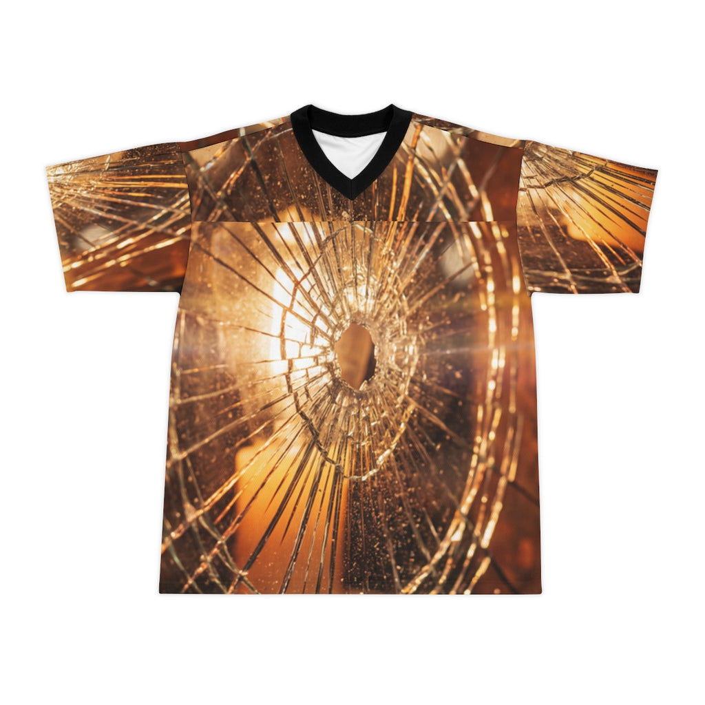 Unisex Football Jersey - Shattered Vibe