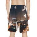 Men's Sports Shorts - Metropolitan Lights | Echovira Gallery