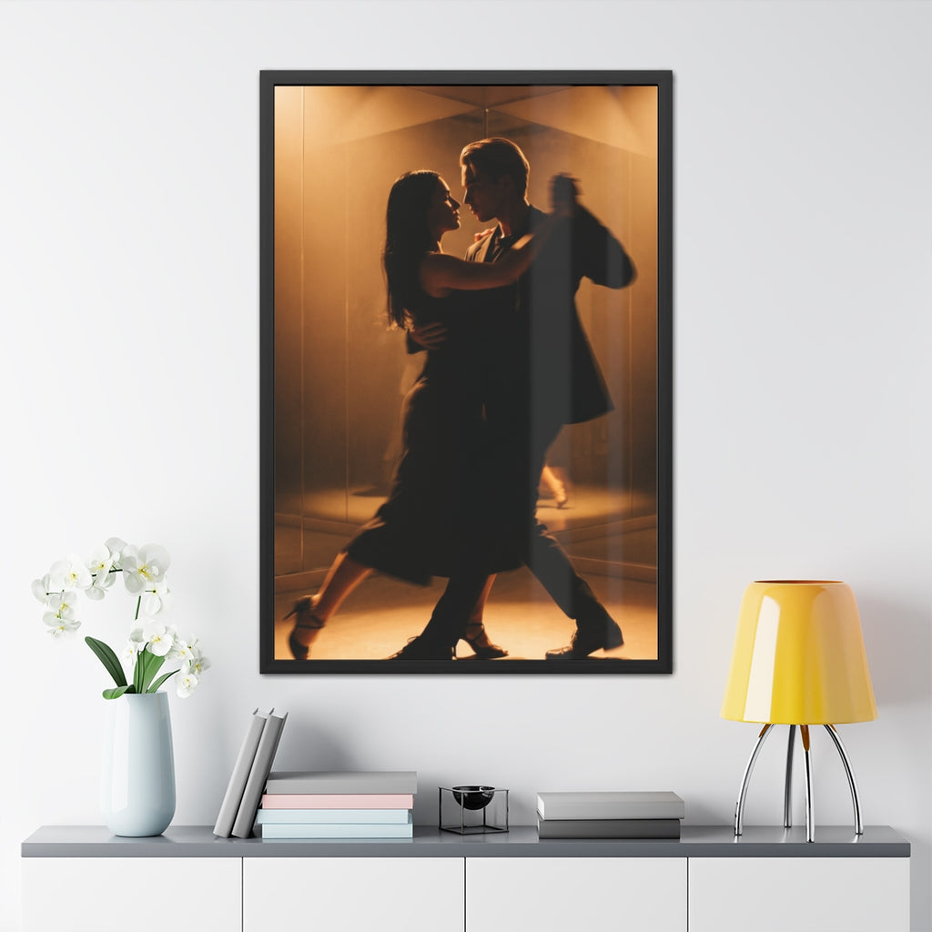 Golden Hour Tango Framed Poster — Portrait (8×12, 9×11... |...