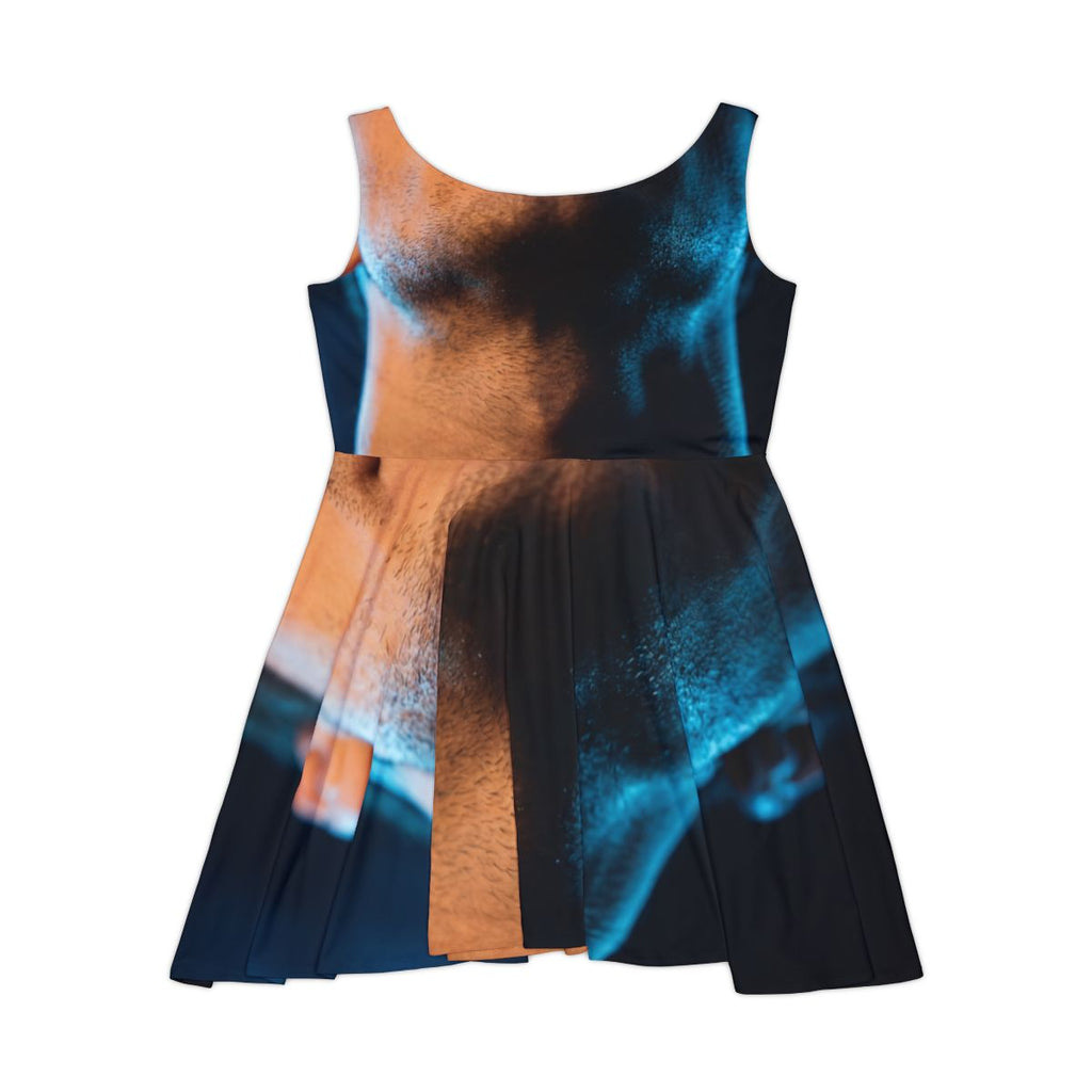 Women's Skater Dress - Neon Horizon Portrait | Echovira...