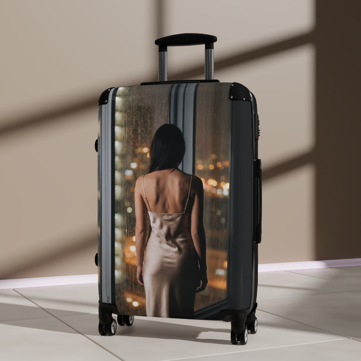 Suitcase - Midnight Reflections Hard-Shell Travel | Echovira...