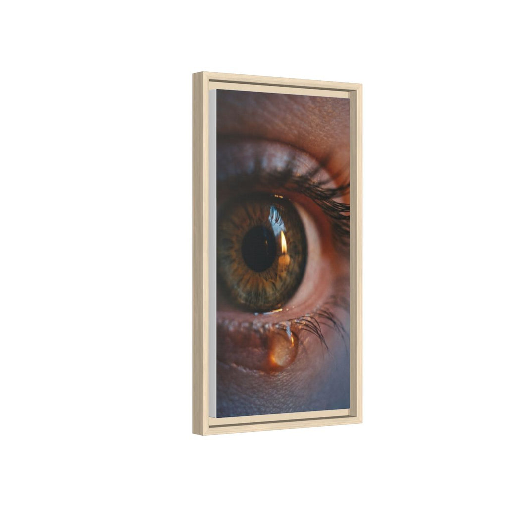 Matte Canvas, Framed - Luminous Tear