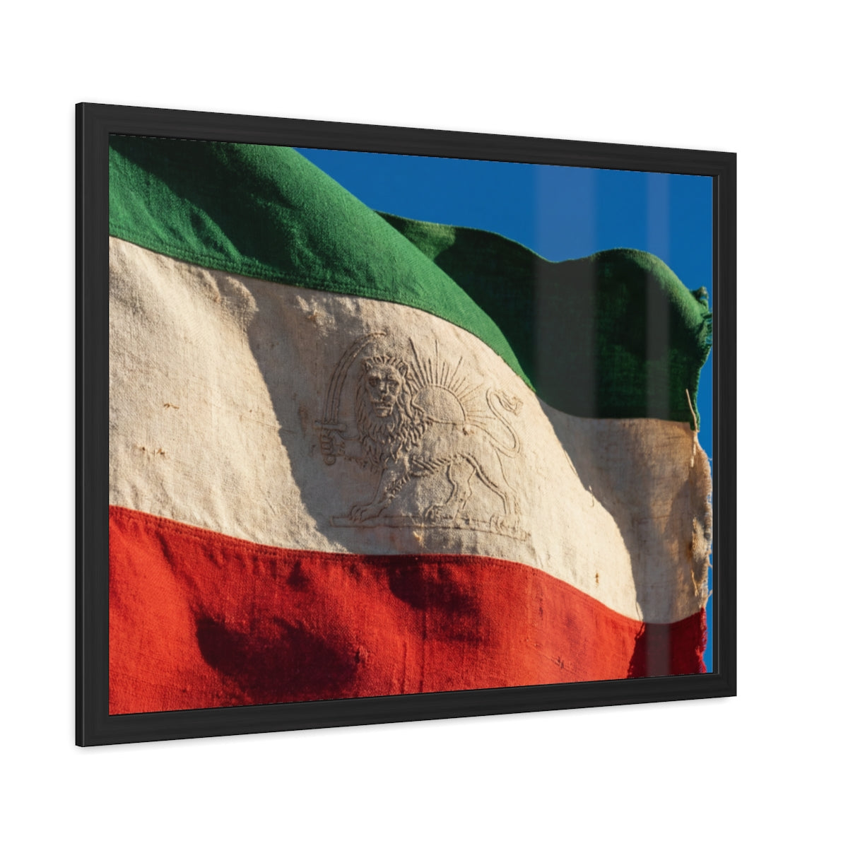 Framed Wall Art - Heritage Flag — Landscape
