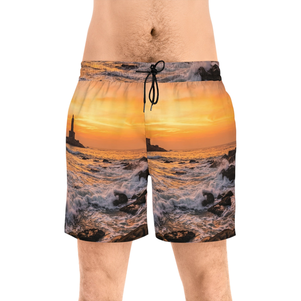 Men's Swim Shorts - Coast Sunset Waves