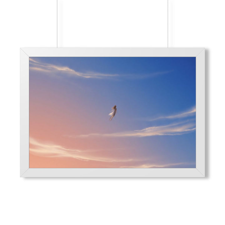 Framed Horizontal Poster - Horizon Sky Calm — White (14×11, 16×12, 16×16, 20×16, 24×16, 36×12 & 30×20)