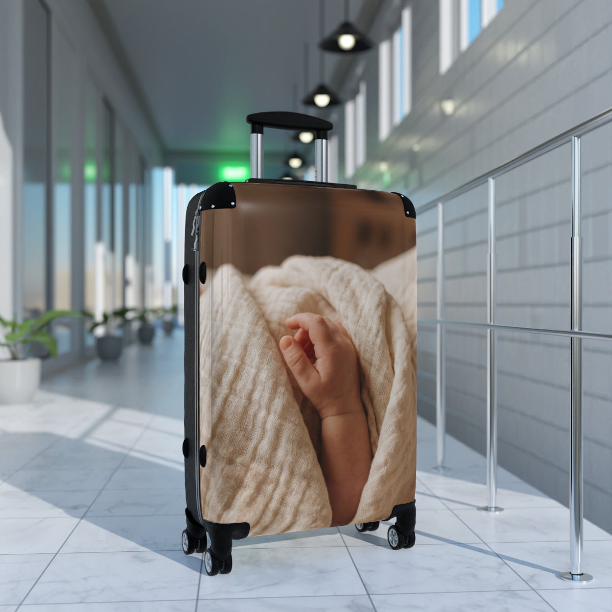 Travel Suitcase - Neutral Boho Journey